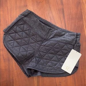 NWT lulu running shorts